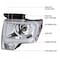 Spec-D Tuning Ford F150 Projector Headlights 2009-2014 2LHP-F15009-G2-TM - alternate 3